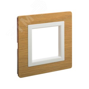 Рамка из натурального дерева, ''Avanti'', беленый дуб, 2 модуля - фото 2