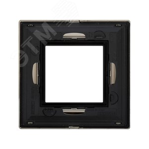 Рамка из металла, ''Avanti'',  никелированная, 2 модуля - фото 3