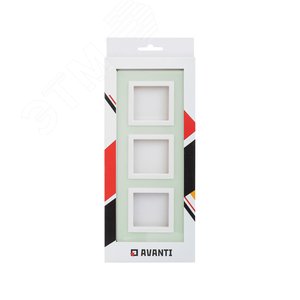 Рамка из натурального стекла, ''Avanti'', светло-зеленая, 6 модулей - фото 5