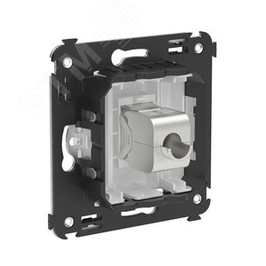 Avanti Компьютерная розетка RJ-45 без шторки в стену, кат.5e одинарная экранированная,  Белое облако - фото 3