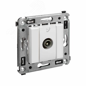 Avanti Розетка TV в стену, проходная, ''Белое облако'' - фото 2