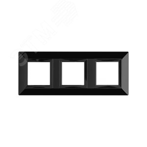 Рамка из металла, ''Avanti'', черная, 6 модулей - фото 1