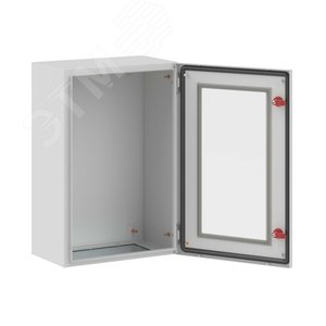 Щит с монтажной панелью ЩМП 600x400x250мм  серия ST c прозрачной дверью - фото 2