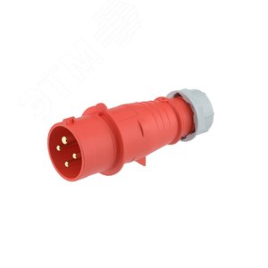 Вилка кабельная 32A 3P+E IP44 переносная 400V - фото 1