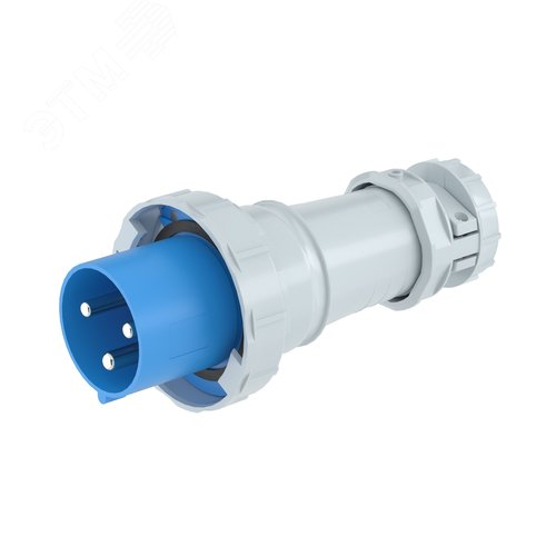 Вилка кабельная IP67 63A 2P+E 230V - фото 1