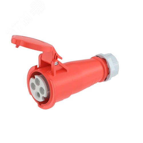 Розетка кабельная 16A 3P+E IP44 переносная 400V - фото 1