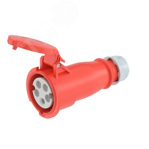 Изображение товара Розетка кабельная 16A 3P+E+N IP44 переносная 400V (шт)