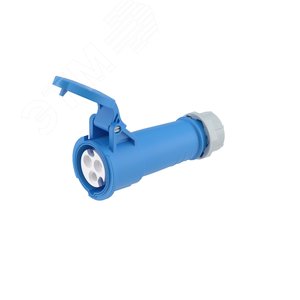 Розетка кабельная 32A 2P+E IP44 переносная 230V - фото 1