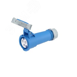 Розетка кабельная IP67 32A 2P+E 230В - фото 1