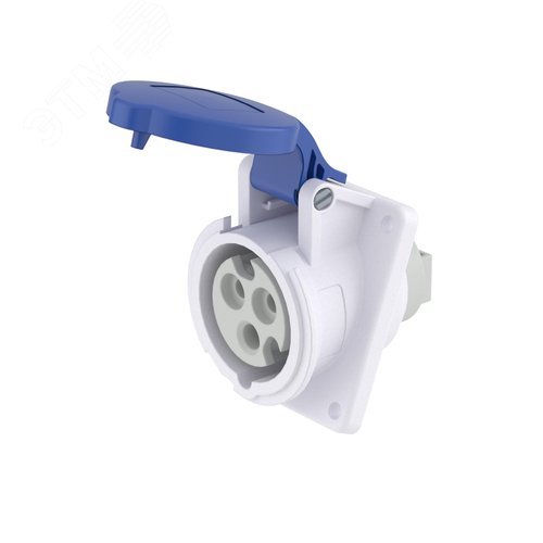 Розетка скрытой установки с наклоном  IP44 16А 2P+E 230В - фото 1