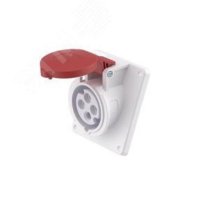 Изображение товара Розетка скрытой установки с наклоном IP44 16А 3P+E 400В (шт)