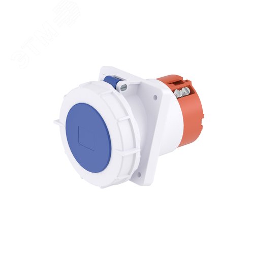 Розетка скрытой установки с наклоном IP67 63A 2P+E 230V - фото 1