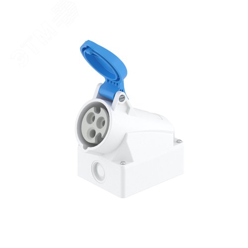 Розетка кабельная наружная IP44 32A 2P+E 230V - фото 1