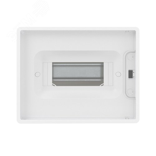 Щиток 8 мод встраиваемый Фрейм (FRAME), белый, с прозрачной дверцей, с 2 шинами PEN на 6 и 8 отв. - фото 2