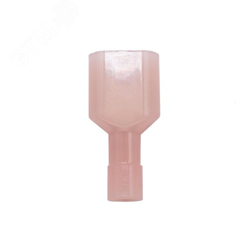 Наконечник плоский РппИп 1.5-7-0.8 красный QUADRO (50шт) полностью изолированный (вилка) - фото 2