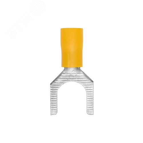 Наконечник вилочный НВИ 6-6 с изолированным фланцем желтый (50шт) - фото 2