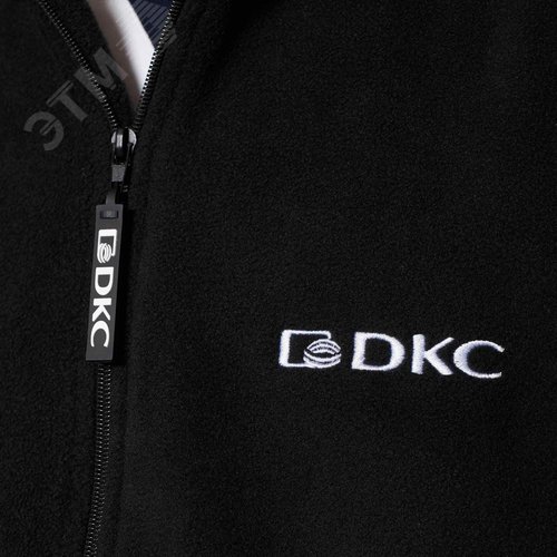 Куртка флисовая черная, размер XL - фото 6