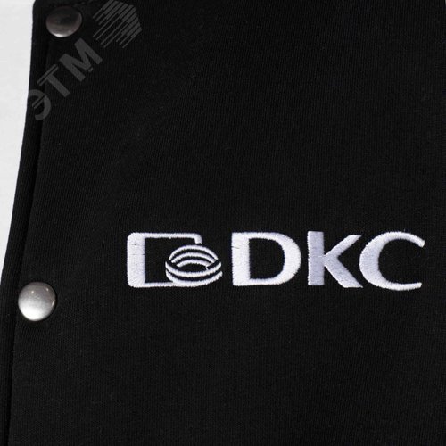 Бомбер черно-белый, размер XL - фото 7