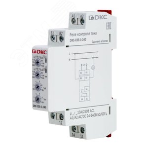 Реле контроля тока, 0.05-0.5А, конфигурация контакта 1CO, 24-240 AC/DC - фото 2