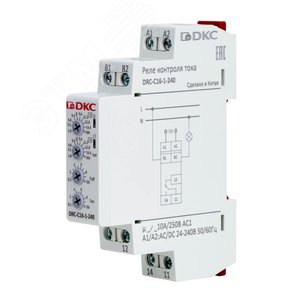 Реле контроля тока, 1.6-16А, конфигурация контакта 1CO, 24-240 AC/DC - фото 2