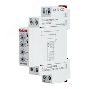 Реле контроля тока, 0.2-2А, конфигурация контакта 1CO, 24-240 AC/DC - фото 2