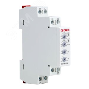 Реле контроля тока, 0.8-8А, конфигурация контакта 1CO, 24-240 AC/DC - фото 1