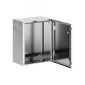 Корпус навесной STH с М/П, нержавеющая сталь AISI304, ВхШхГ 500x400x250 мм, без фланца - фото 2