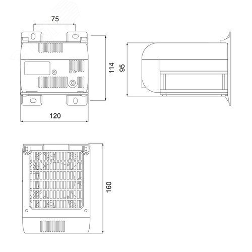 Обогреватель на повышенные мощности без термостата P=1500W - фото 4