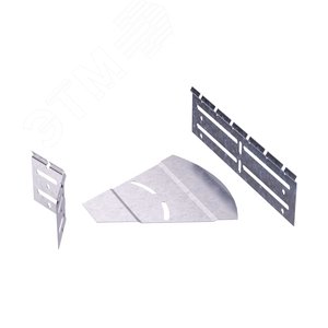 Угол горизонтальный изменяемый СРО 0-45 градусов 80x500 1,2 мм крепежные элементы - фото 1