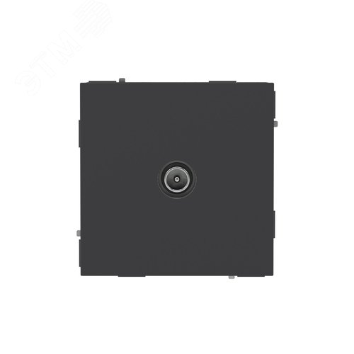 Изображение товара Розетка TV оконечная, KANT, черный уголь (шт)