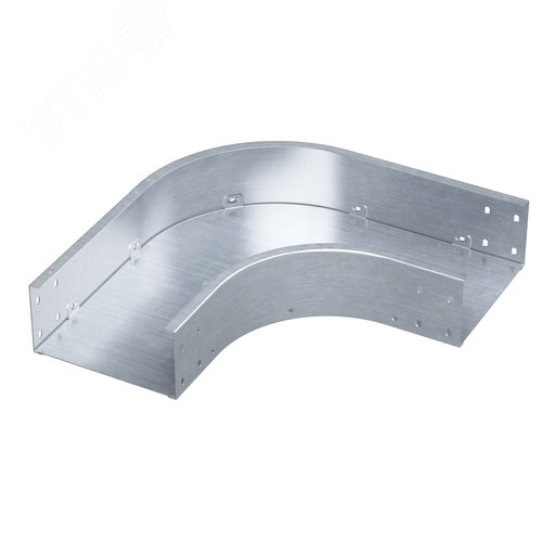 Изображение товара Угол горизонтальный 90 градусов 80х200 1,2 мм горячеоцинкованный в комплекте крепежные элементы соединительные пластины (упак)