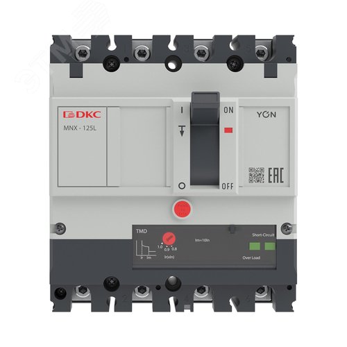 Выключатель автоматический YON pro MNX125L 3N 16 A 70 kA при AC415V расцепитель TMD - фото 2