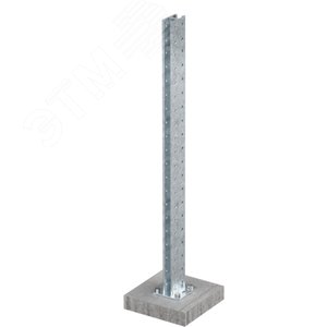 Стойка монтажная усиленная горячеоцинкованная H1500 мм комплект - фото 2