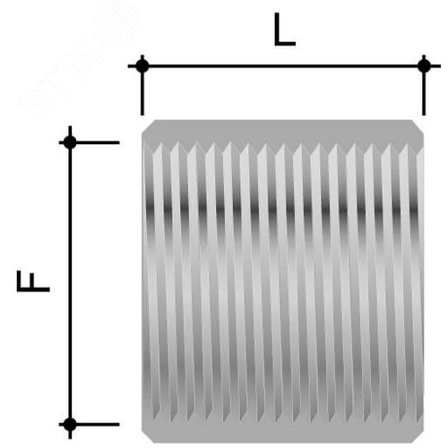 Втулка соединительная М63х1.5 - фото 3
