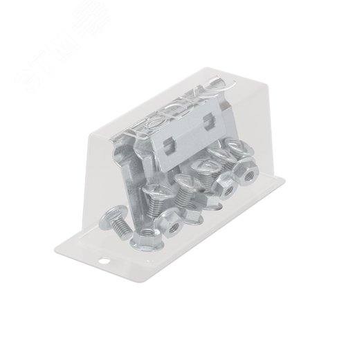 Угол CSSD 90 вертикальный внутренний переходник правосторонний основание 100 H10 в комплекте крепежные элементы соединительные пластины - фото 2