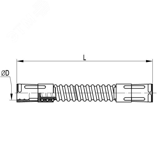 Муфта гибкая труба-труба 16 мм IP65 - фото 2