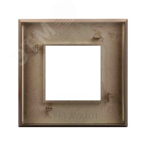 Avanti Рамка ARTLEBEDEV  Золотистый жемчуг 2      модуля - фото 3