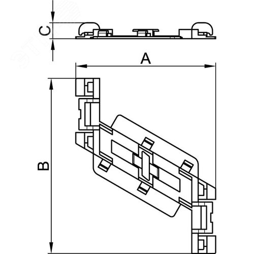 Фиксатор кабеля TR-E 40 - фото 2