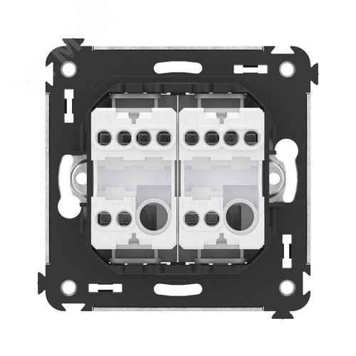 Avanti Переключатель двухклавишный в стену, ''Белое облако'' - фото 3