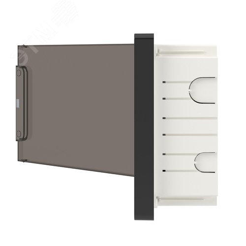 Щиток 12 мод встраиваемый Фрейм (FRAME), черный, с тонированной дверцей, с 2 шинами PEN на 6 и 8 отв. - фото 5