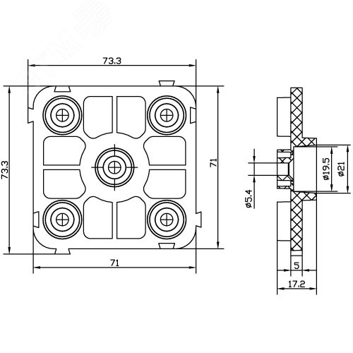 Суппорт для заливки в бетон - фото 2
