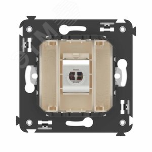 Avanti Компьютерная розетка RJ-45 без шторки в стену, кат.6 одинарная экранированная,  Ванильная дымка - фото 4
