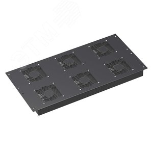 Изображение товара Модуль потолочный 6 вентиляторов для крыши напольных 19' IT-корпусов ДКС серии CQE шириной 800 мм. RAL9005 (шт)