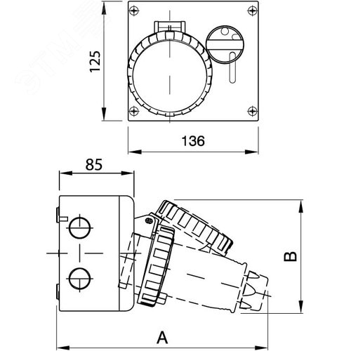 Трансформатор тока CT165 6000A, класс 0.5S, 30ВА - фото 2
