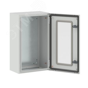 Навесной шкаф с прозрачной дверью