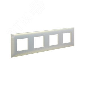 Avanti Рамка ARTLEBEDEV, , Белый жемчуг, 8 модулей - фото 2