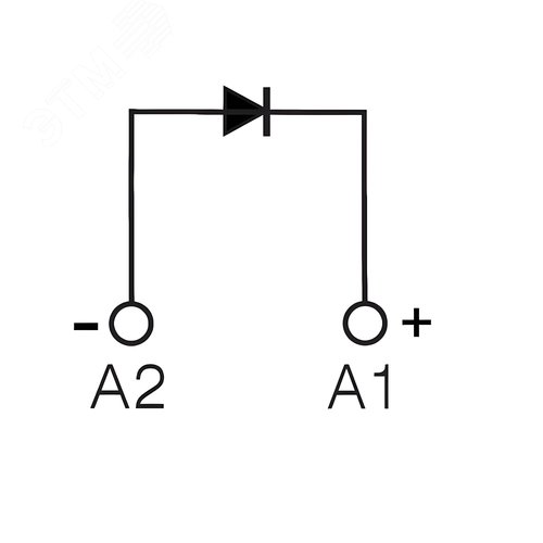 Модуль защиты, диод A1+, 6-250V DC - фото 3