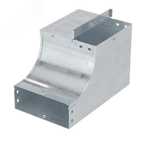 Угол CSSD 90 вертикальный внутренний переходник правосторонний основание 100 H10 в комплекте крепежные элементы соединительные пластины - фото 1