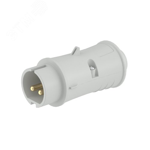 Вилка кабельная 16А 40-50В/50-60Гц IP44 2 полюса - фото 1