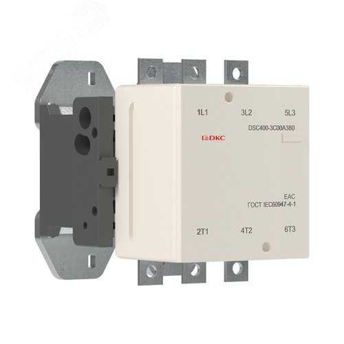 Изображение товара Контактор магнитный 400А 200кВт (AC3) кат 380В AC (шт)